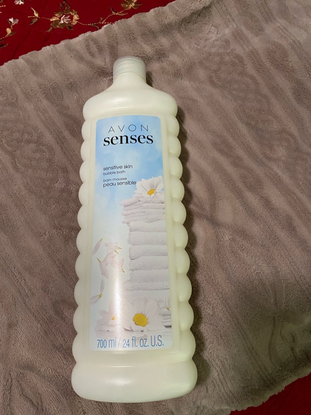 $12-Avon Senses Sensitive Skin Bubble Bath -24 oz.